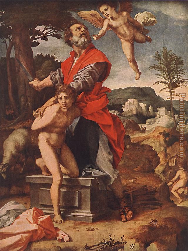 The Sacrifice of Abraham painting - Andrea del Sarto The Sacrifice of Abraham art painting